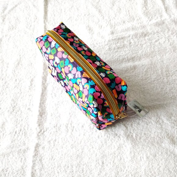 New! Old School LUCKY CHARMS Colorful 8" x 4.5" x 3.5" Cosmetic Bag SO CUTE! - Picture 4 of 8